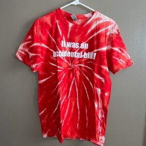 Accidental bid tie dye t shirt